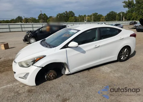 2014 Hyundai Elantra Se from USA, damaged, VIN 5NPDH4AE4EH462423